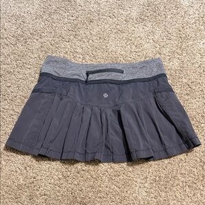 Lululemon Gray Pleated Skirt